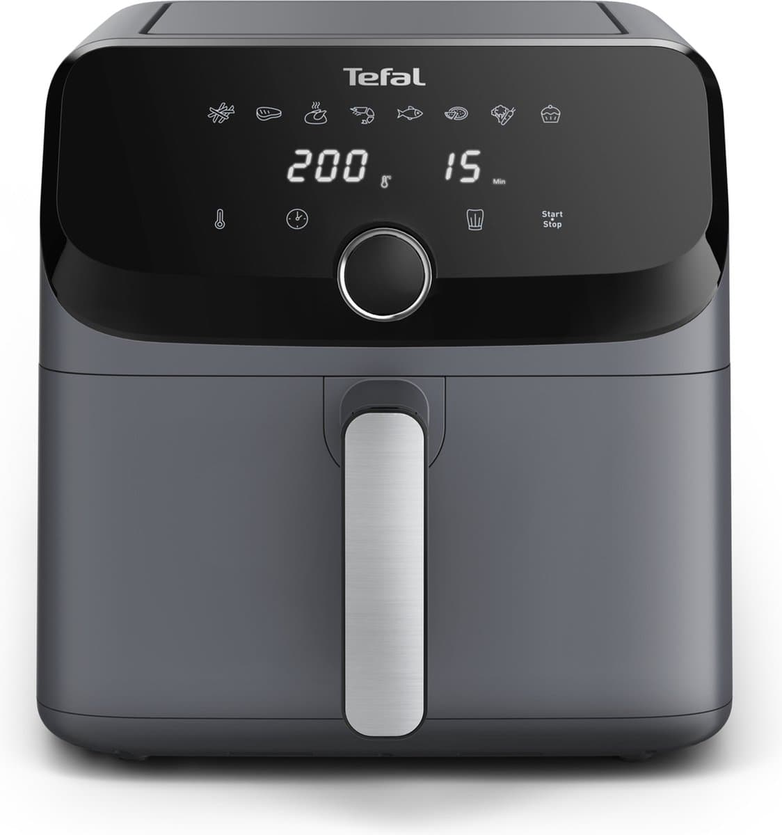 Tefal Easy Fry Mega EY855B - Airfryer XXL 7.5L - 1700W - 8 Programma's - 65% Energiebesparing - Grijs - Voor 8 Personen — afbeelding 1