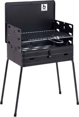 Bo-Camp - Barbecue - Koffermodel - Staal - 40x30 cm — thumbnail 1