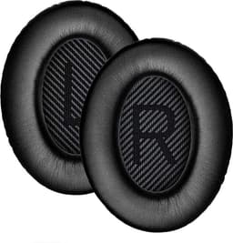 Somstyle Oorkussens Geschikt voor Bose QuietComfort 25/35/35II, QC25, QC35, QC35 II & QC45 Koptelefoon - 2 Stuks - Zacht Schuim - Eiwitleer - Zwart — thumbnail 2