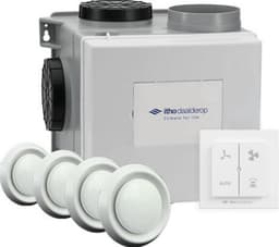 Itho Daalderop CVE-S S CO2 Optima Inside pakket HP 415m3/h + ingebouwde RV vochtsensor en CO2 sensor + 4 ventielen + Auto RFT zender - perilex stekker — thumbnail 1