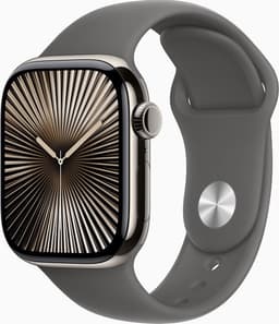 Apple Watch Series 10 GPs + Cellular 46mm Stone Grey Sport Band M/l Smartwatch Natural — thumbnail 2