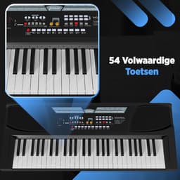 Finesse Keyboard Piano - 54 Keys - Pianostickers - Elektrische Piano - Digitale Piano - Kind - Volwassenen — thumbnail 3