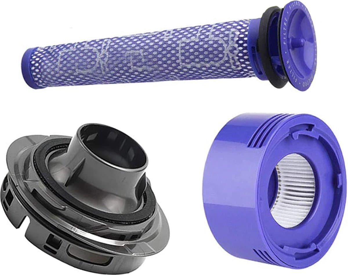 Set HEPA Pre- & Post Filter geschikt voor Dyson V7, V8 - inclusief Cover cap voor Dyson V7/V8 - Promessa-Solutions. — afbeelding 1