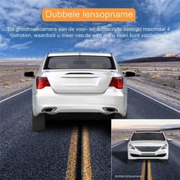 Dual Dashcam - Dashcam Voor Auto 1080p Full HD - Voor en Achter Camera incl. 32GB SD-kaart – Auto Camera - Met Loopopname en G-sensor – LCD Scherm — thumbnail 2
