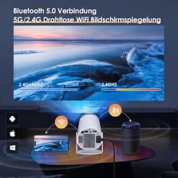Equivera Mini Beamer - Draagbare Beamer - Beamer - Mini Beamer Projector - Projector - Mini Projector — thumbnail 4