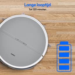 MEDION robotstofzuiger met systematische navigatie E35 (2000Pa zuigkracht, gyro-navigatie in systematische S-lijnen, 2 zijborstels en wandsensor) — thumbnail 5