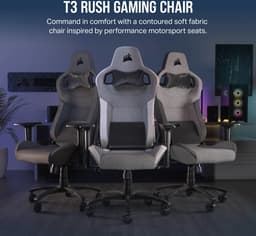 Corsair T3 Rush Grijs/Wit — thumbnail 5