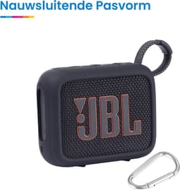 YONO Hoesje geschikt voor JBL Go 4 - Case - Zwart — thumbnail 2