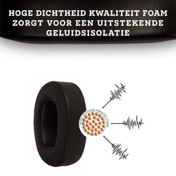 Somstyle Oorkussens Geschikt Voor JBL Live 650BTNC / 660NC – 2 Stuks – Gel – Zwart — thumbnail 2
