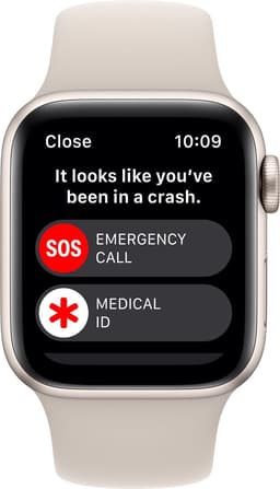 Apple Watch SE 2022 - Smartwatch dames en heren - 40 mm - Sterrenlicht Aluminium — thumbnail 5