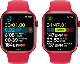 Apple Watch Series 8 - 4G - 45mm - Rood Aluminium — thumbnail 4