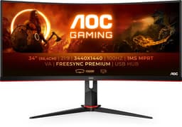 AOC CU34G2 - QHD VA Curved UltraWide 100Hz Gaming Monitor - 34 Inch — thumbnail 1