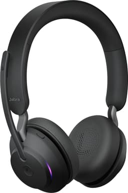 Jabra Evolve2 65 MS Stereo + Stand - Bluetooth Headset - op oor - draadloos - USB - noise isolating - zwart — thumbnail 4