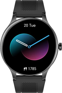 Belesy® NOBLE - Smartwatch Heren – Smartwatch Dames - Horloge – Stappenteller – Calorieën - Hartslag – Sporten - Je eigen foto als wijzerplaat - Kleurenscherm - Full Touch – Silicone – Zwart - Moederdag — thumbnail 3