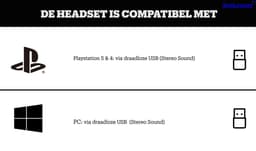 Corsair HS80 RGB Draadloze Gaming Headset - PS4, PS5 & PC - Wit — thumbnail 3