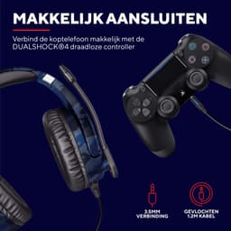 Trust GXT 488B Forze - Gaming headset voor PS4 Official licenced - 3.5mm aansluiting - Blauw — thumbnail 2
