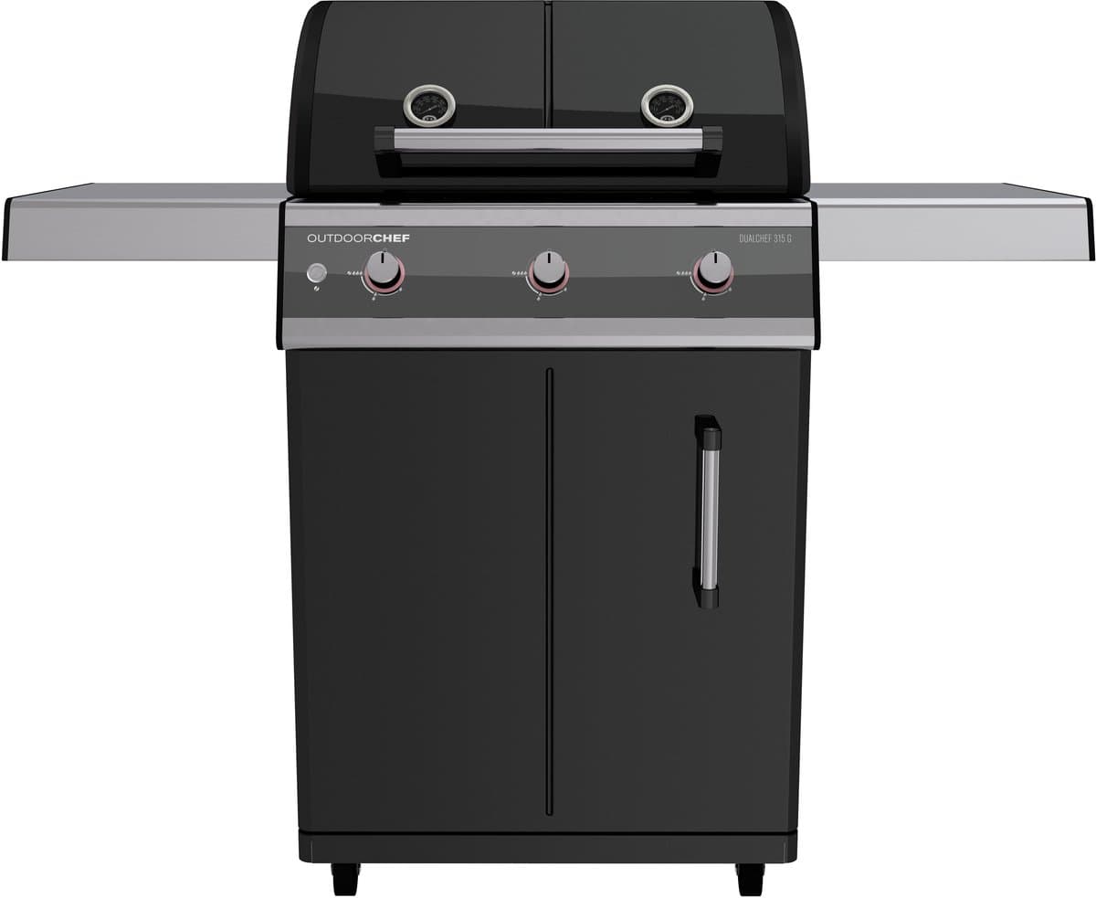 Outdoorchef Dualchef 315 G D-line BBQ - zwart — afbeelding 1