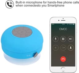 IGOODS Waterdichte Bluetooth Speaker  - met Zuignap - Ingebouwde microfoon - Bluetooth 3.0 - Badkamer & Douche Speaker - Wit — thumbnail 2
