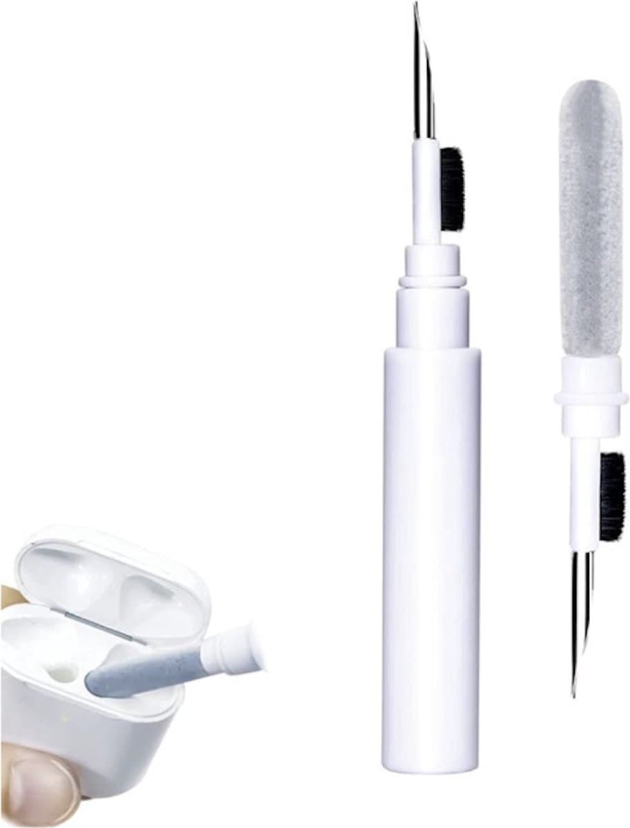 Oordopjes schoonmaak set - 3 in 1 Pen - Bluetooth Oordopjes - Schoonmaakset geschikt voor Airpods — afbeelding 1