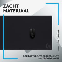 Logitech G840 XL - Stoffen Gaming Muismat - 900 x 400 x 3 mm - Zwart — thumbnail 5