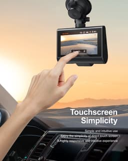 iZEEKER GD850 Dashcam voor auto - 4K & 1080P - Voor en Achter Camera - WiFi en GPS - 3'' IPS Touchscreen - Sony Sensor - Nachtzicht — thumbnail 5