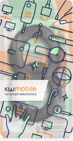 kwmobile 2x oorkussens geschikt voor Corsair HS50 HS60 HS60 Pro HS70 HS70 Pro HS75 - Earpads voor koptelefoon in zwart — thumbnail 4