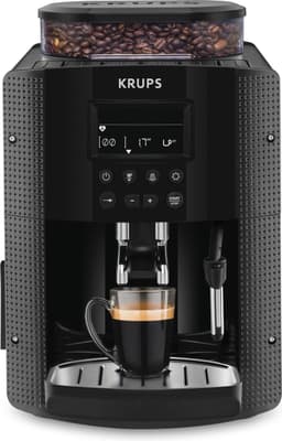 Krups Essential EA8150 - Volautomatische Espressomachine - Thermoblock-systeem - Personaliseren en Favorieten Opslaan - Zwart - Koffiemachine met bonen — thumbnail 1