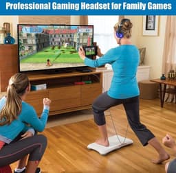 KOTION EACH G9000 Gaming Headset - PS4, laptops - Zwart/Blauw — thumbnail 4