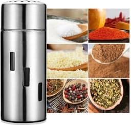 Stainless Steel Sauce Jars Chili Jars Barbecue Condiments Box Seasoning Jar Set  Specification:Small Hole — thumbnail 1