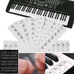 Áengus Piano/Keyboard Stickers – Transparante Verwijderbare Pianostickers voor 54, 61 en 88 toetsen — thumbnail 5