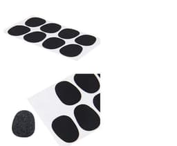 Mondstukplakkers Saxofoon - Mondstuk Kussen - 8 stuks Alt/Tenor Saxofoon Sax Mondstuk Patches Pads Kussens Zwart --- 0.8mm — thumbnail 3