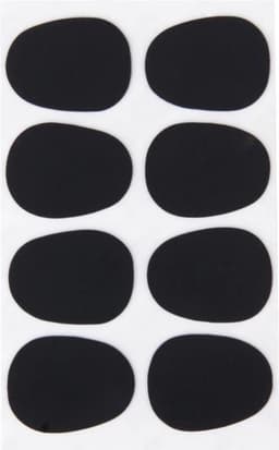Mondstukplakkers Saxofoon - Mondstuk Kussen - 8 stuks Alt/Tenor Saxofoon Sax Mondstuk Patches Pads Kussens Zwart --- 0.8mm — thumbnail 1