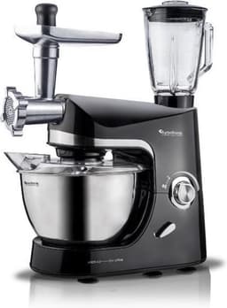 TurboTronic TT-007 Foodprocessor / Keukenmachine - 5 Liter - 2000W - Zwart — thumbnail 1