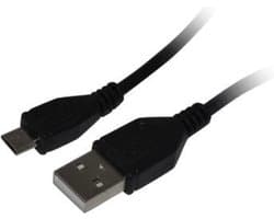 Micro USB Oplaadkabel - 1 meter - Geschikt voor PS4 controllers