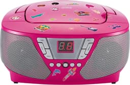 Bigben CD60RS - Draagbare Radio CD-Speler met 400 Stickers - Roze — thumbnail 3