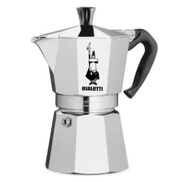 Bialetti Moka Express 3 kops + Carosello espresso kop en schotel 4 stuks — thumbnail 2