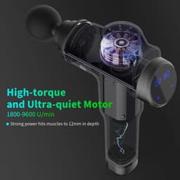 Handmassageapparaat tot 9600 RPM, met 8 massagekoppen en 32 snelheden voor de nek — thumbnail 3