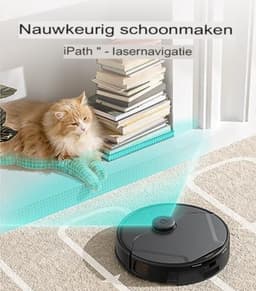 Robotstofzuiger Huisdieren - Robotstofzuiger Hondeharen - Robotstofzuiger Met Leegstaion — thumbnail 2