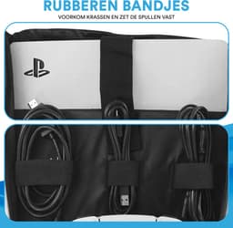 SBVR M1 - PS5 Tas - Voor PlayStation 5 met accessoires - Digitale & Disc versie - Koffer - Opbergtas - Rugzak - Zwart — thumbnail 3