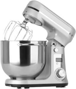 Primero - Keukenmachine - keukenmixer - foodprocessor - mixer - blender - keukenmachines - mixer met mengkom - mixers - 6L kom - Zilver — thumbnail 3