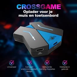 Spirit of Gamer Converter – Converter muis – Geschikt voor PS4, PS3, Xbox One, Nintendo Switch – Compatibel met verschillende Consoles – ideaal voor FPS-spellen – geschikt voor elke muis en keyboard – Zwart/Blauw — thumbnail 4
