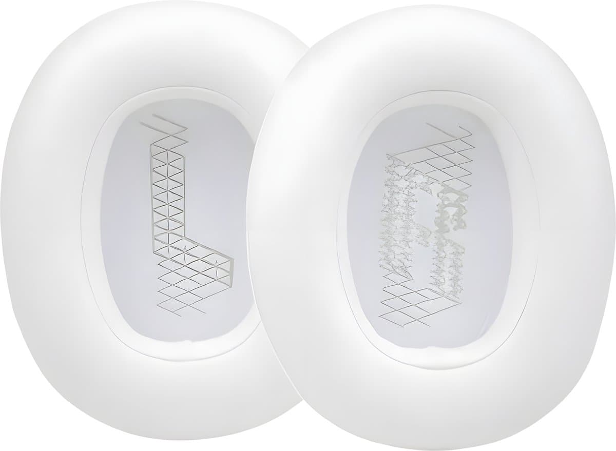 Oorkussens geschikt voor JBL Live 650BTNC / 660NC Oortelefoon Kussenhoes Oorbeschermers - Earpads vervanging - Wit — afbeelding 1