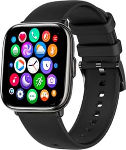 FOXLY® Smartwatch X12 HD Touchscreen Zwart - Stappenteller - Bloeddrukmeter - Saturatiemeter - Android - iOS - Heren, dames en kinderen — thumbnail 1