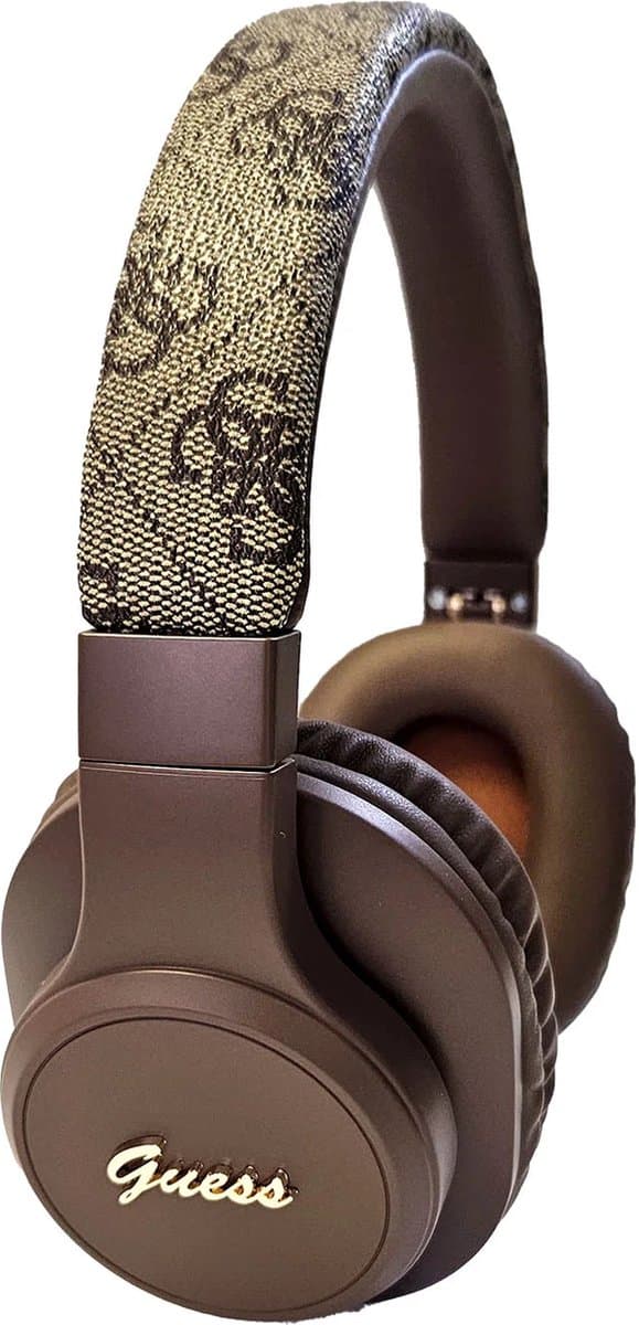 Guess Bluetooth Headphones - 4G tone on tone script logo - Bruin — afbeelding 1