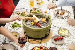 Q-MAMI TABLE GRILL | GREEN (Hibachi / Shichirin / Tafelgrill / Barbecue / Kamado / Tafel bbq) — thumbnail 3