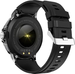 WizBay Premium Select® Sport Smartwatch 1.85 inch - Bluetooth Bellen - Hartslag en Zuurstofmeting - Slaapmonitor - 100+ Sportmodi - IP67 - Zwarte Kast - Zwarte TPU Band — thumbnail 2