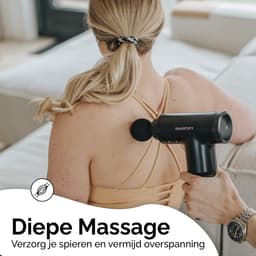 SMARTIFY® Massage Gun - Professioneel Massage Pistool - Draadloos Massage Apparaat met 6 Opzetstukken en Koffer - Krachtige Spierontspanning - Ideaal voor Sport en Relax — thumbnail 2