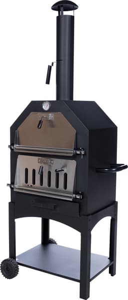 RedFire – Lorenzo Outdoor Oven – Zwart - Staal – Stevig staal - Industrieel – Terrasverwarming – Sfeerhaard – Oven – inclusief: Pizza Plaat - Oven 50 x 37 cm — thumbnail 1