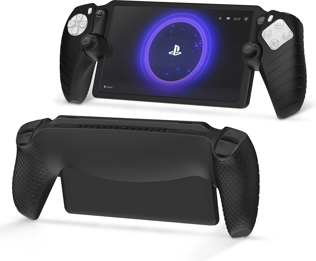 YONO Soft Case geschikt voor Playstation Portal - PS Portable - Siliconen Hoes - Zwart — afbeelding 1