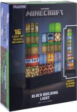 Minecraft Block Building Light – 16 Verwisselbare Lichtblokken, Officieel Minecraft Nachtlampje Voor Slaapkamer & Gamekamer- Paladone — thumbnail 5